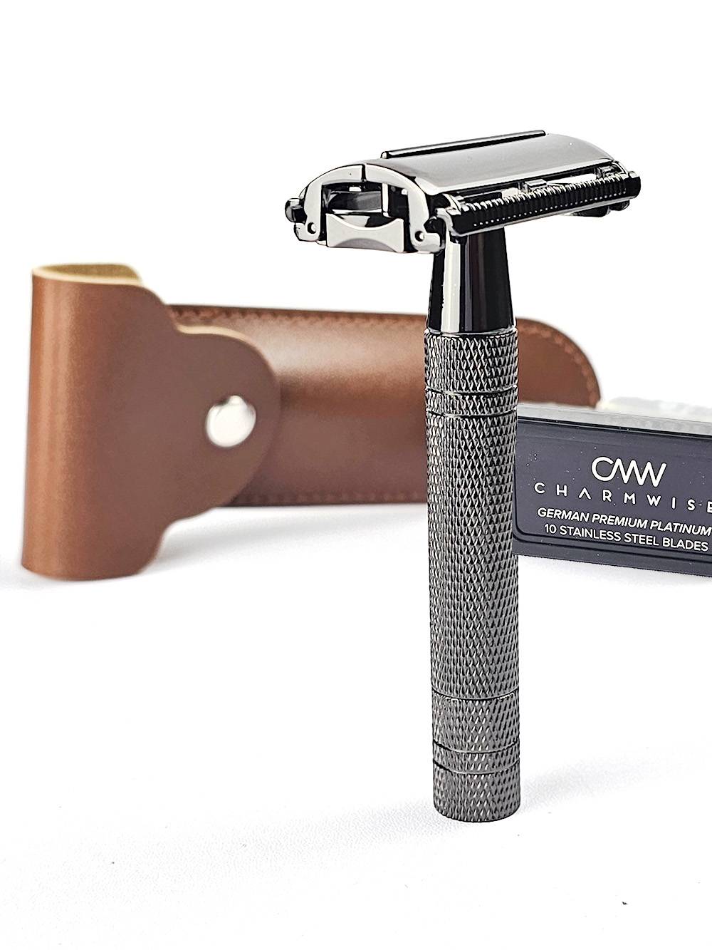 Charmwise Traditional Twist to Open (TTO) Butterfly Safety Razor